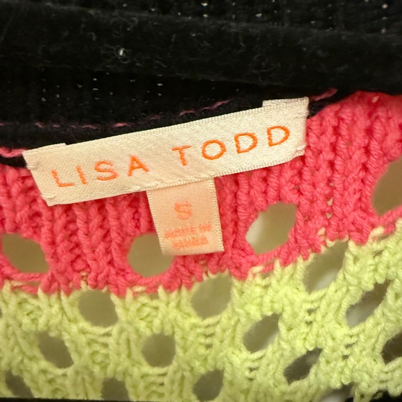 Multi color long length crochet cardigan! - Picture 3 of 3